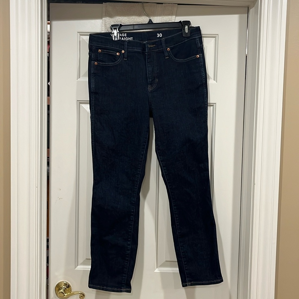 J.Crew 9” vintage straight jeans